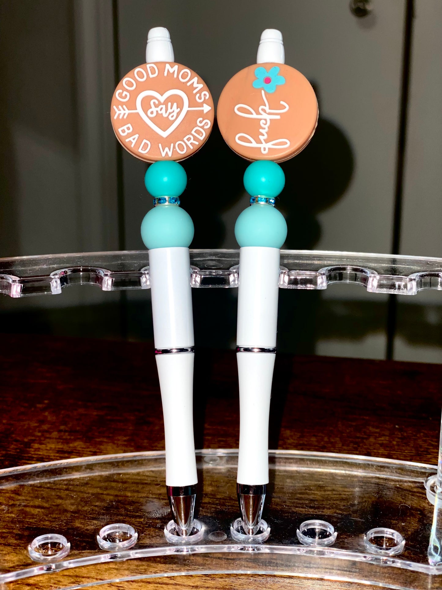 Good Moms Say Bad Words Beaded Pen