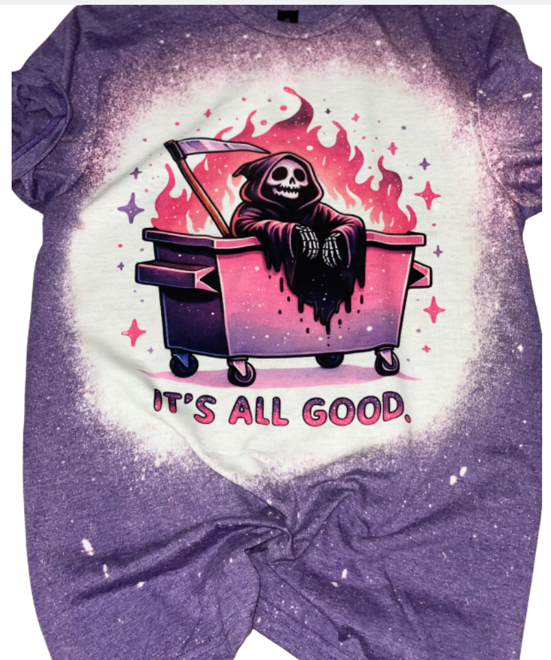 It’s All Good Bleached Tshirt