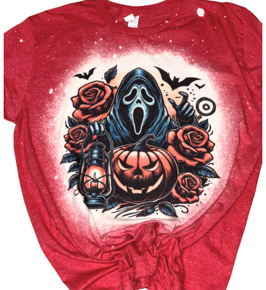 Ghost Face Bleached Tshirt
