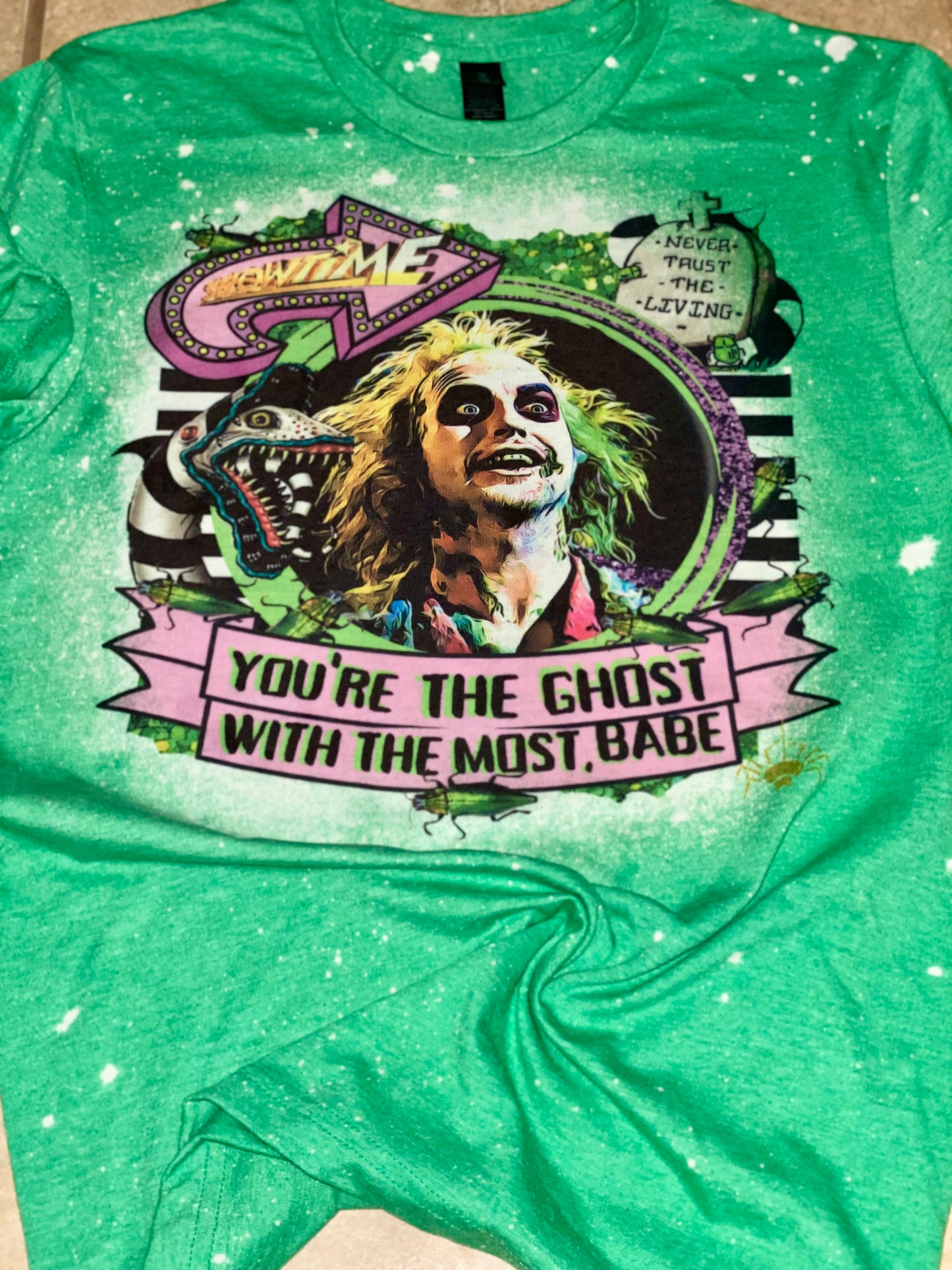 BeetleJuice Bleached Tshirt