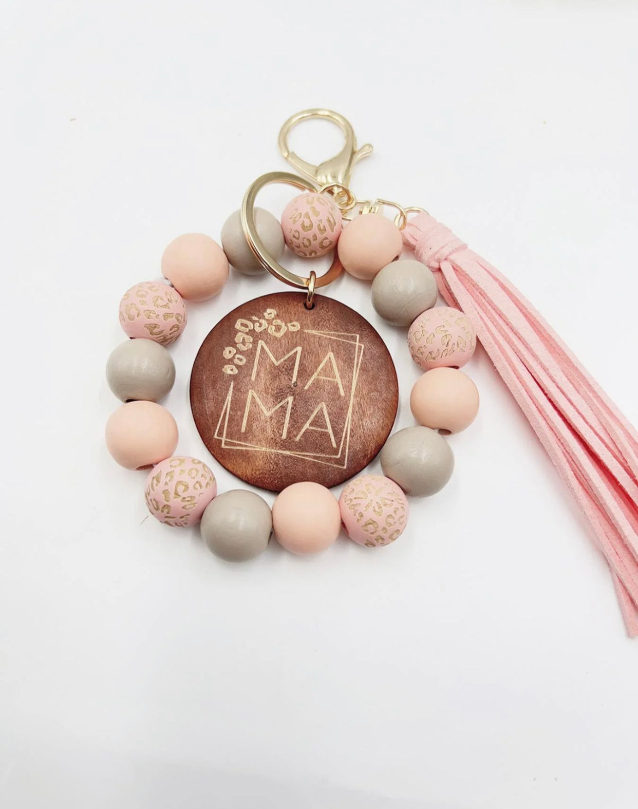 MAMA Wooden Wristlet