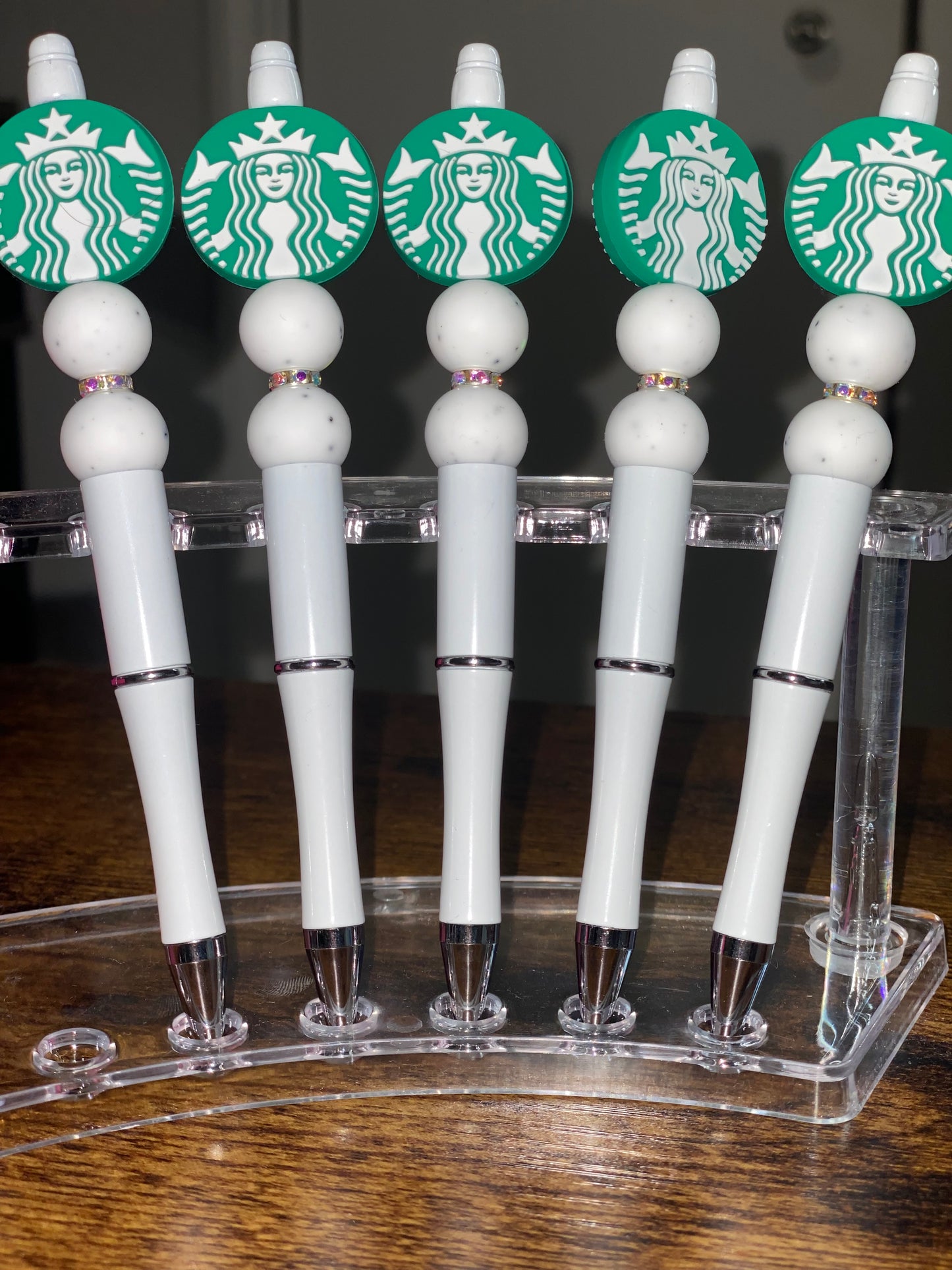 Vanilla Bean Frap Beaded Pen