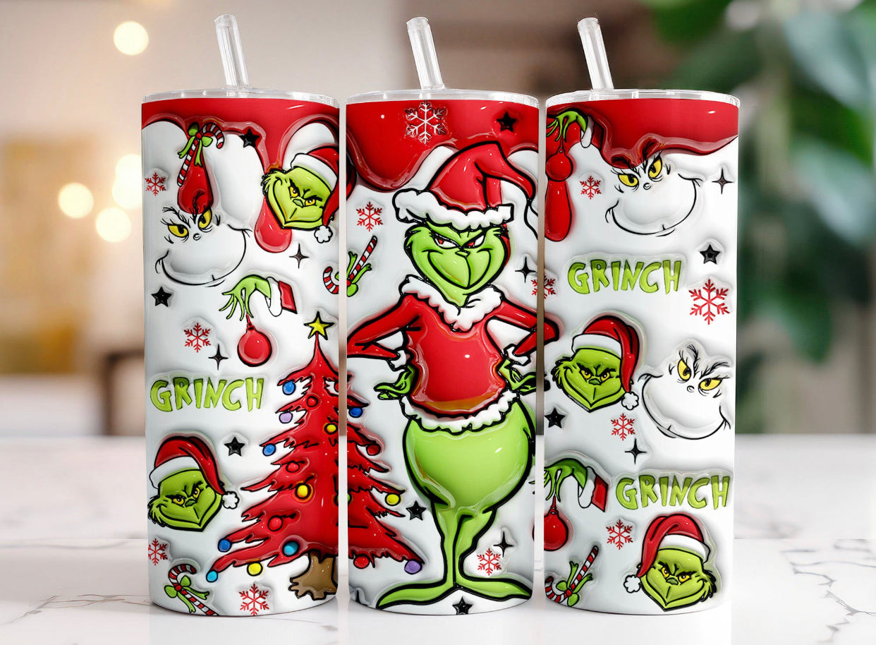 Grinch Red Puff 20 oz