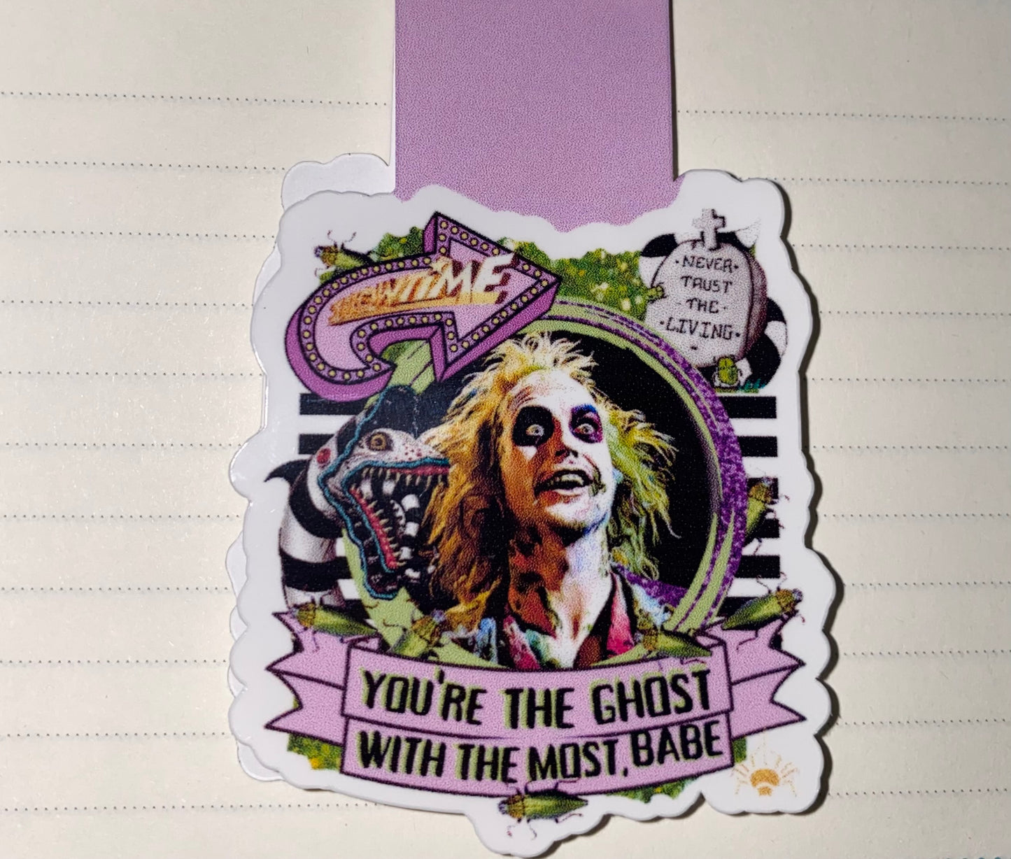 Beetlejuice Magnetic Bookmark