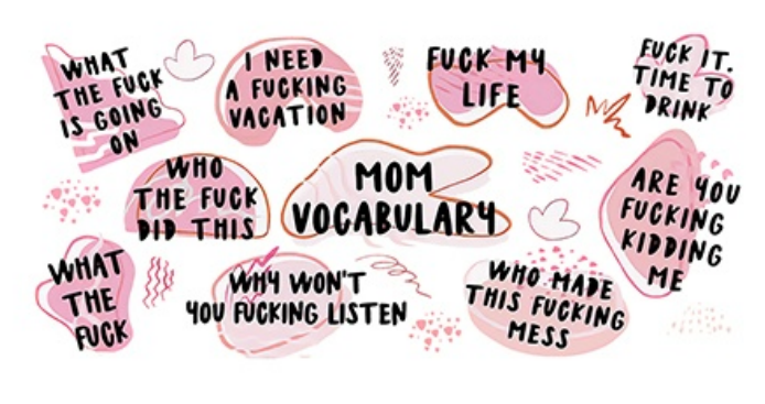 Mom Vocab UV DTF Wrap