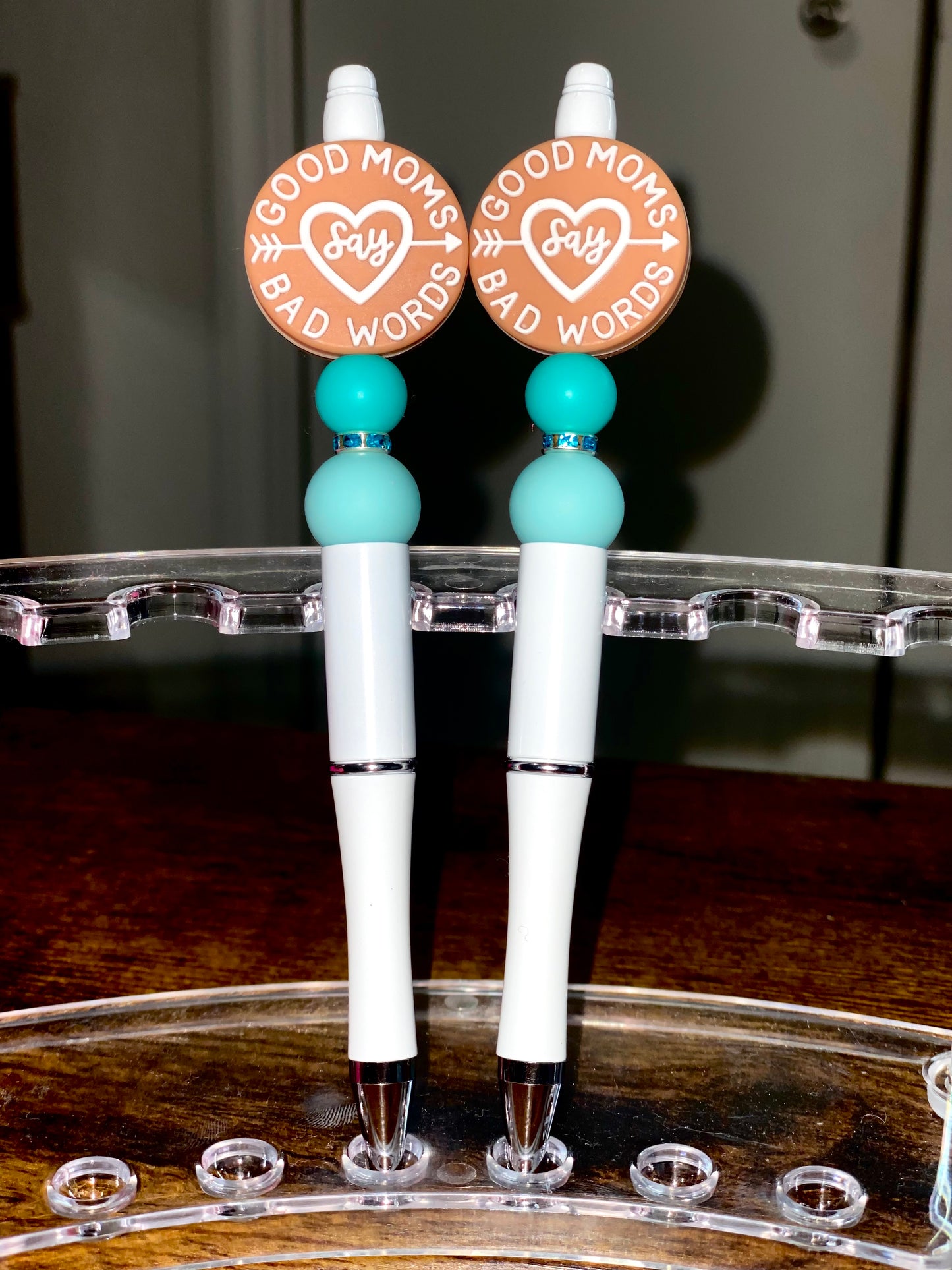 Good Moms Say Bad Words Beaded Pen