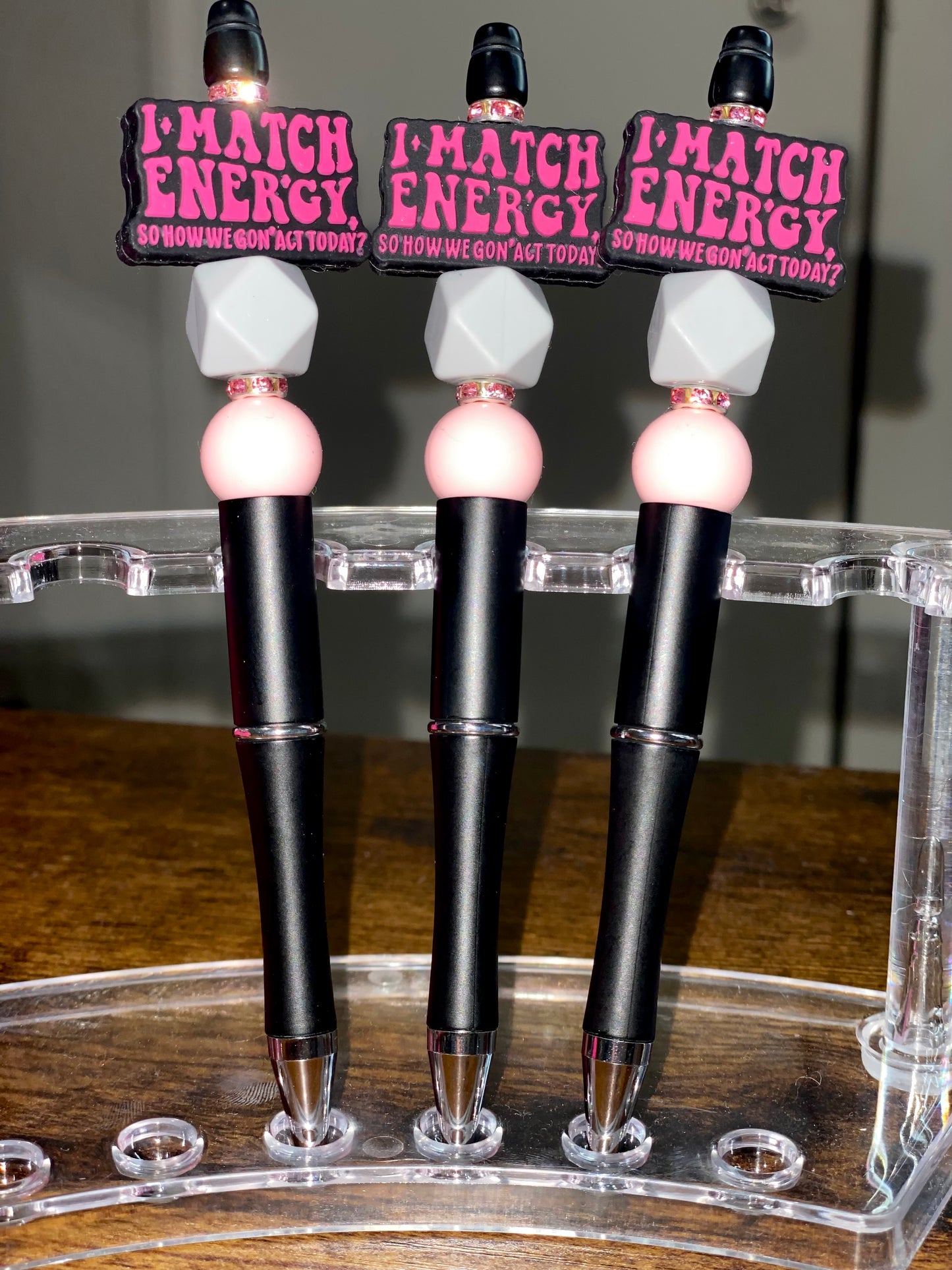 I Match Energy Beaded Pen
