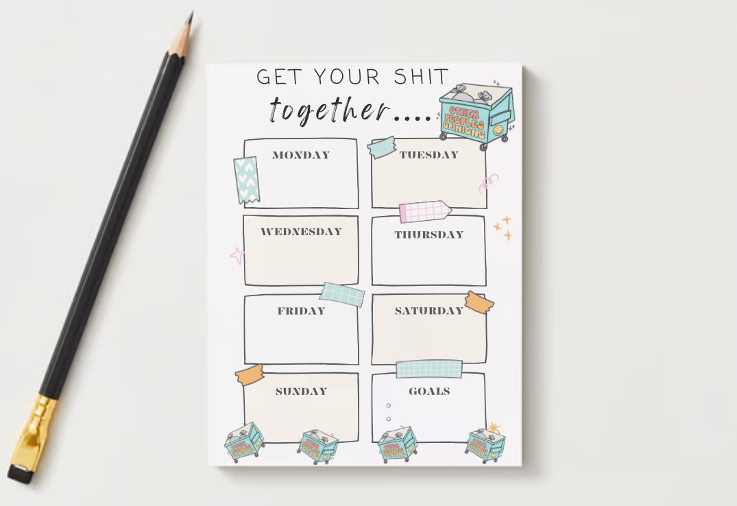 Get Your Sh*t Together Notepad