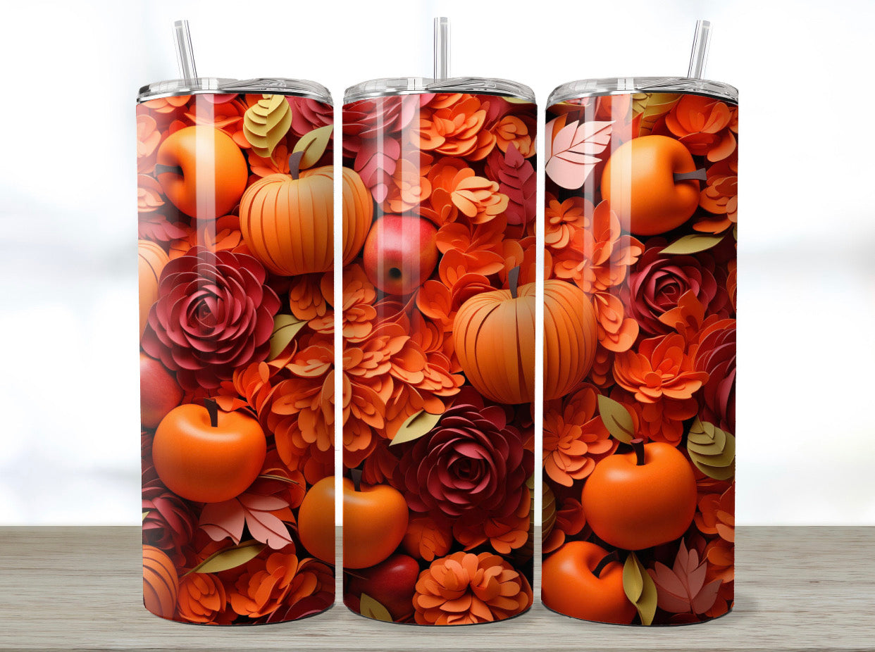 Fall Apples 3D 20 oz