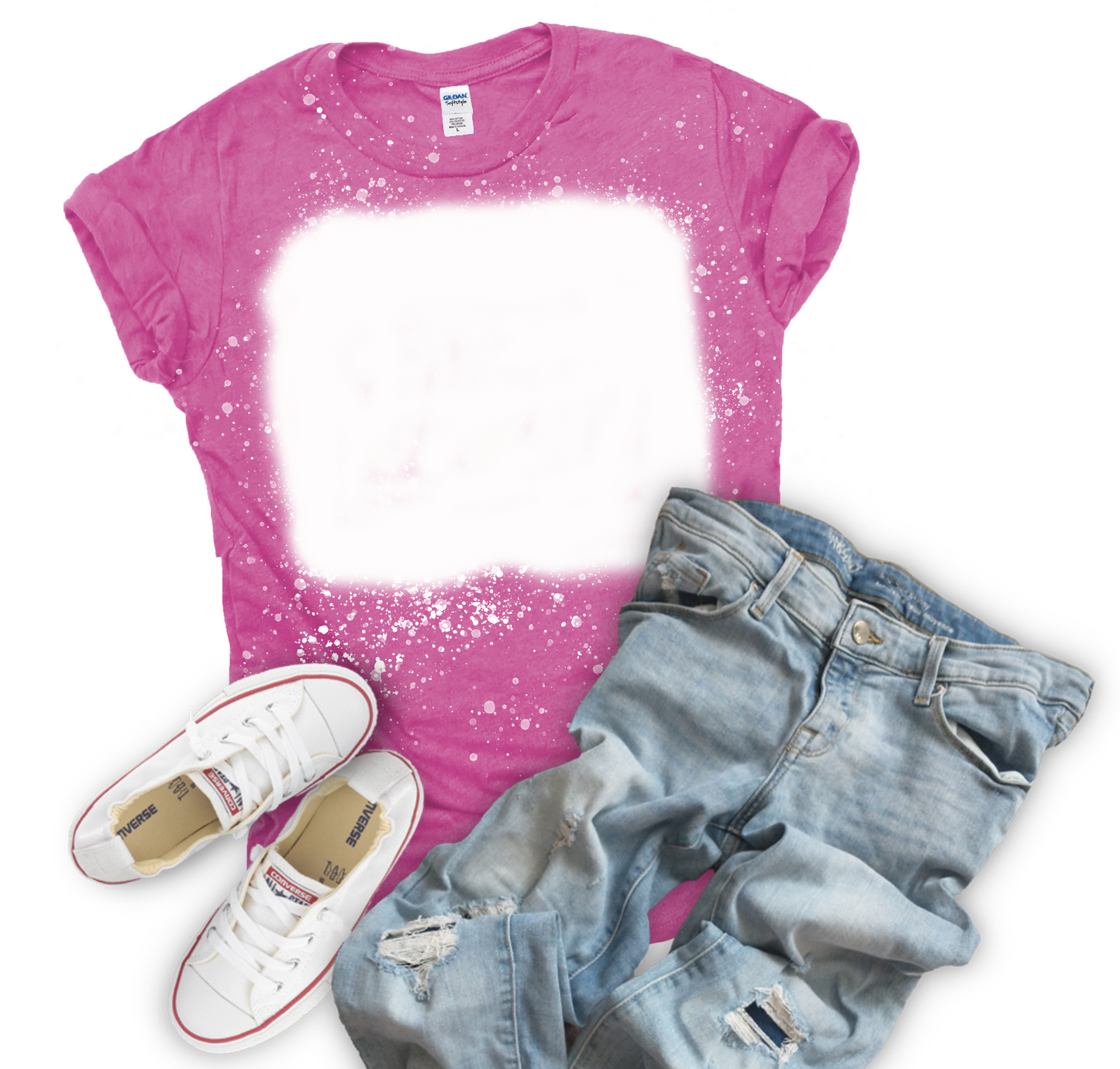 Blank Heather Berry Tee