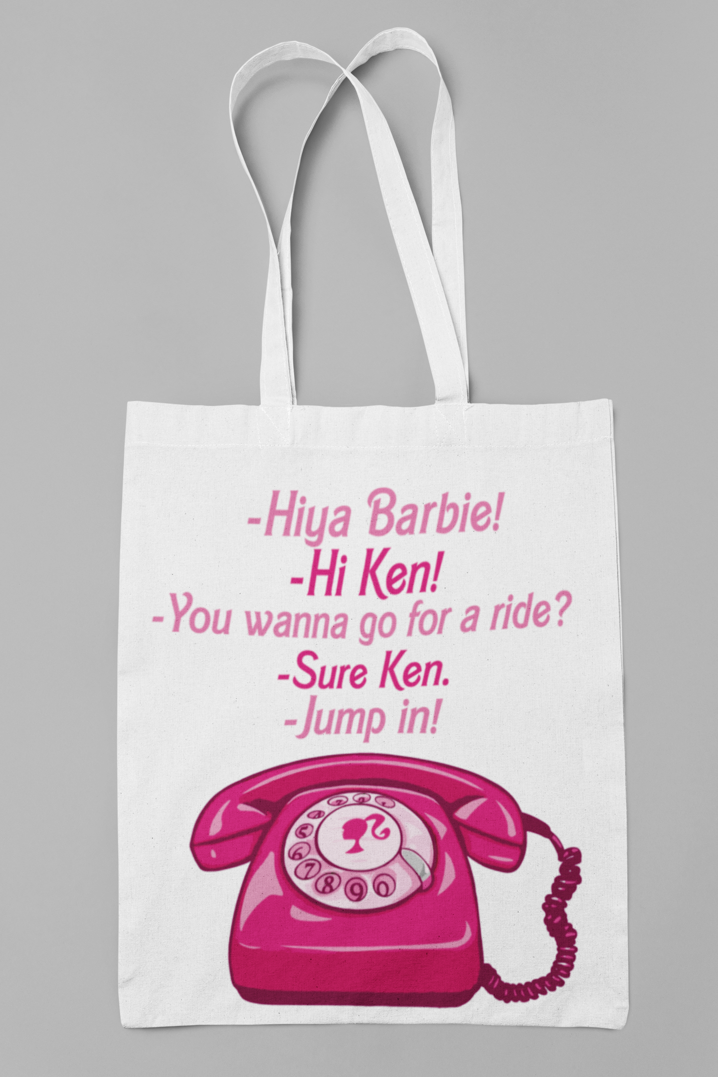 Barbie Canvas Bag (two sided)*ready to ship*