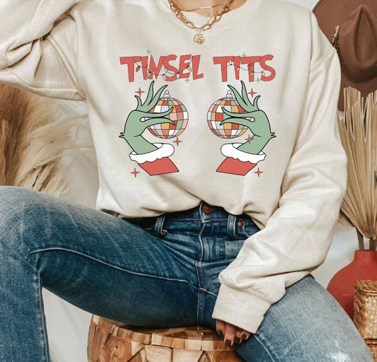 Tinsel Tits Crewneck