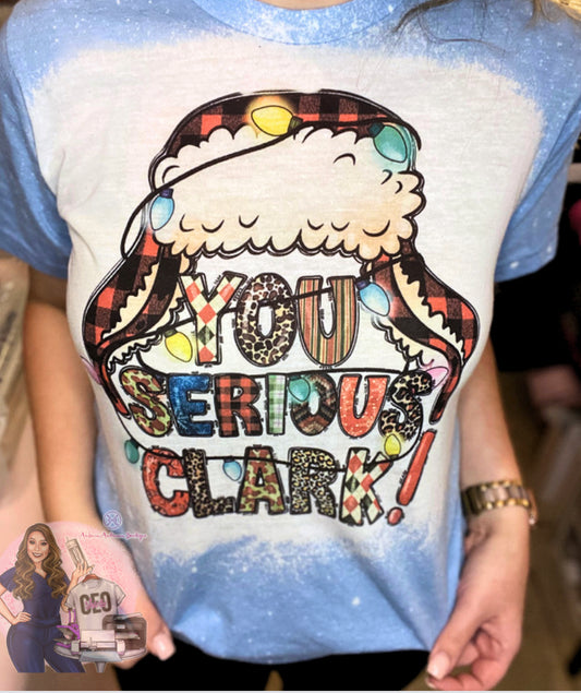 You Serious Clark Bleached Tshirt