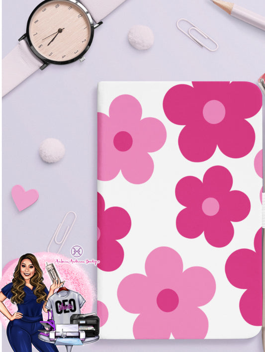 Retro Daisy Leather Journal
