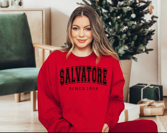 Salvatore Red Crewneck