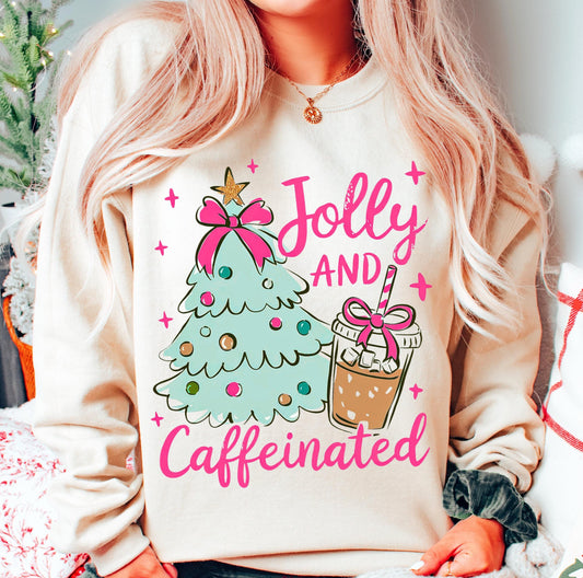Jolly and Caffeinated Crewneck