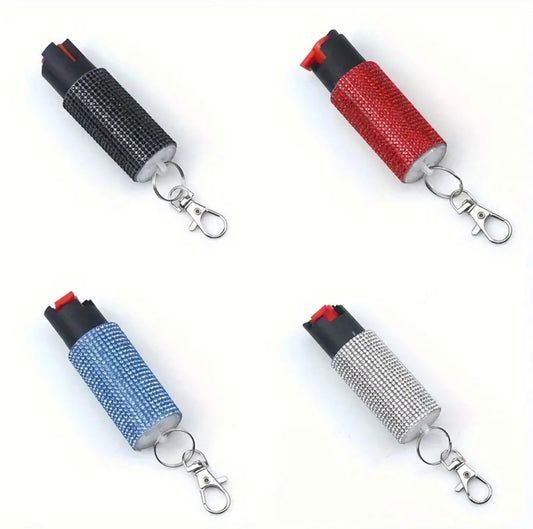 Pepper spray keychain