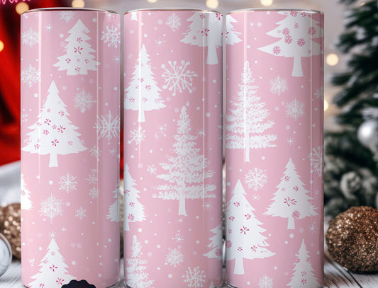 Pink Christmas Tree 20 oz