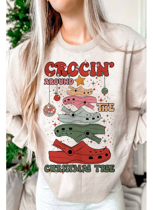 Crocin’ Around The Christmas Tree Crewneck