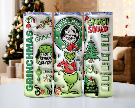 Grinchmas 3D 20 oz