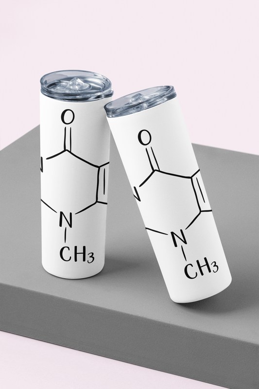 Caffeine Molecule Tumbler