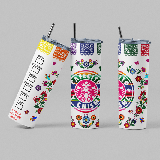 Cafecito y Chisme 20 oz Tumbler